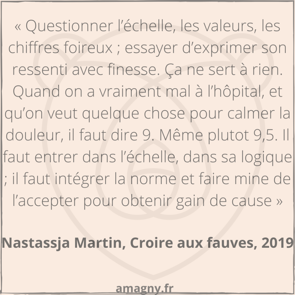 Citation Croire aux fauves sur fond d'ours.
