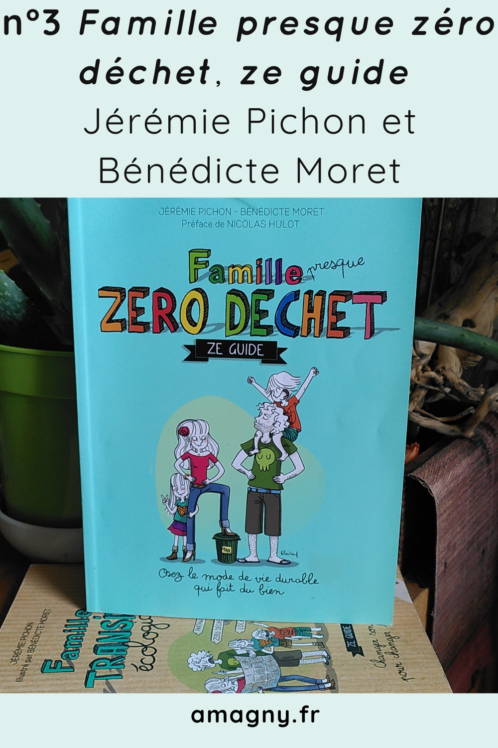 Famille presque zéro déchet, ze guide et Famille en transition écologique de Jérémie Pichon et Bénédicte Moret