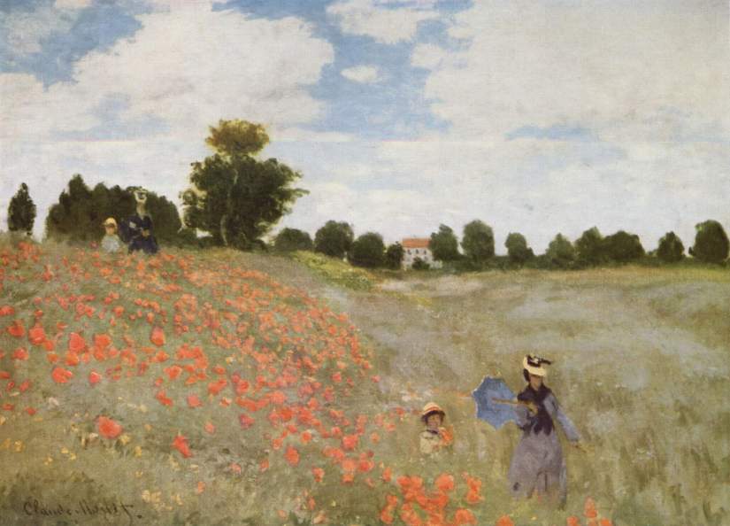 Les Coquelicots de Claude Monet