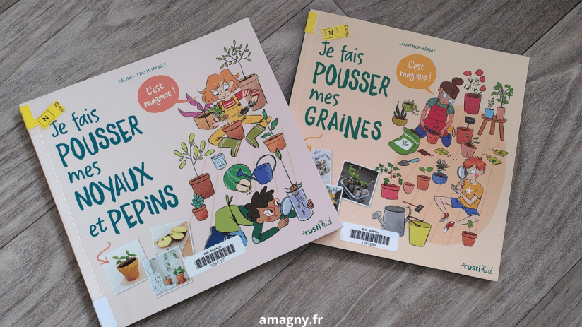 Livres pour les enfants sur le jardinage.